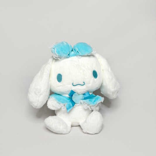 Cinnamoroll 9" Sanrio Plush (Blue Lace Bow & Heart Edition)