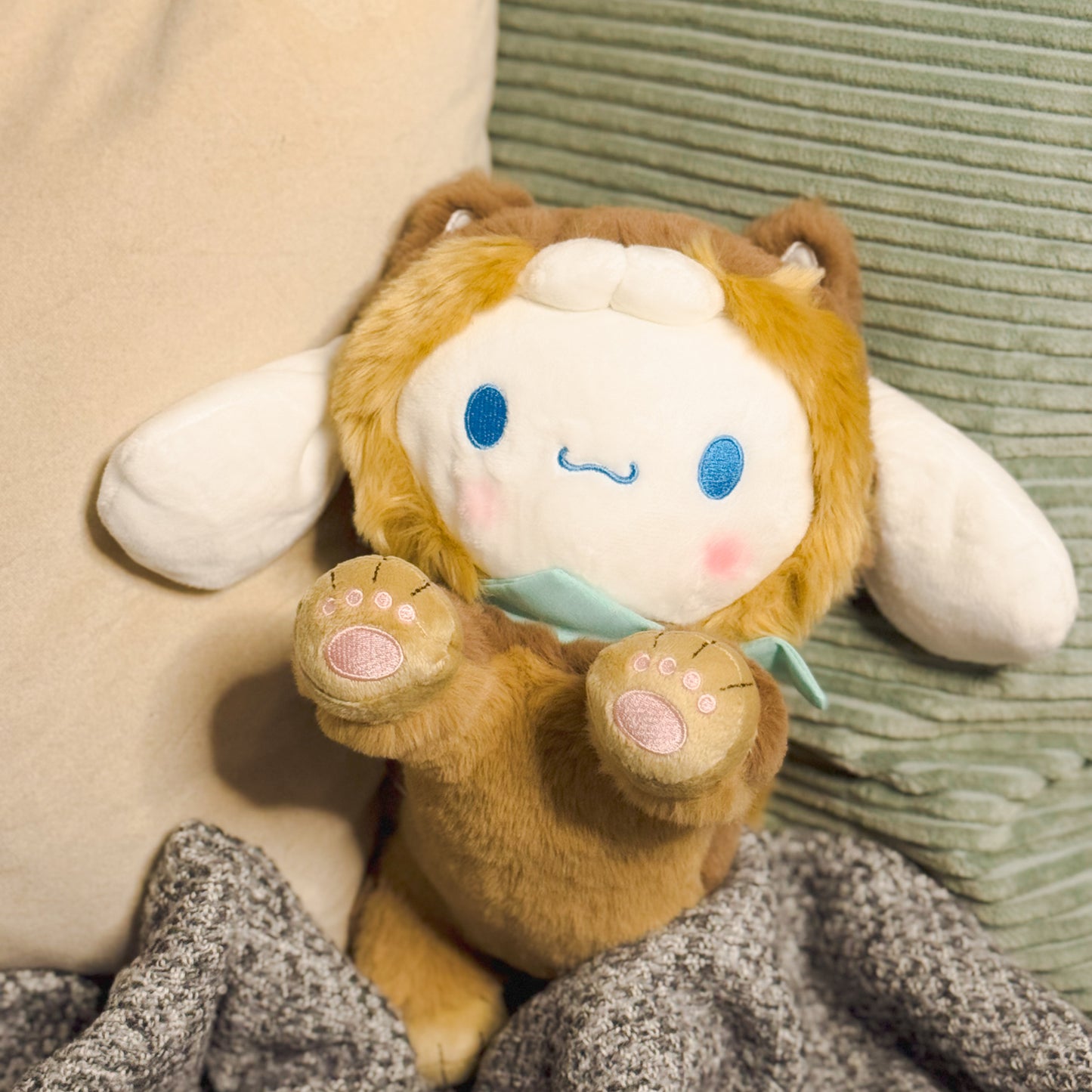 Cinnamoroll 11" Sanrio Plush (Brown Bear Costume Edition)