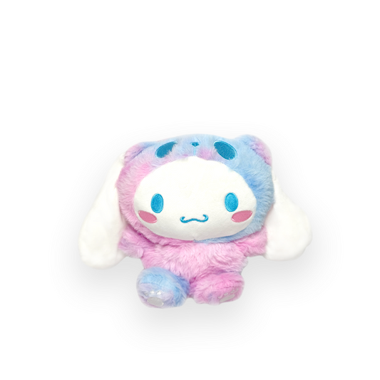 Cinnamoroll 9" Sanrio Plush (Pastel Blue & Pink Rainbow Costume)