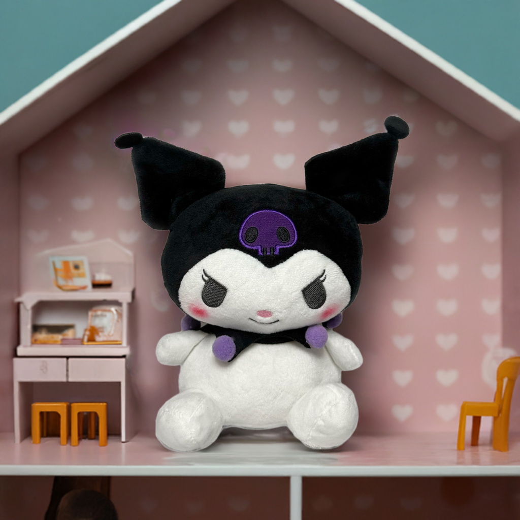 Kuromi 9" Sanrio Plush (Signature Black & Purple Edition)