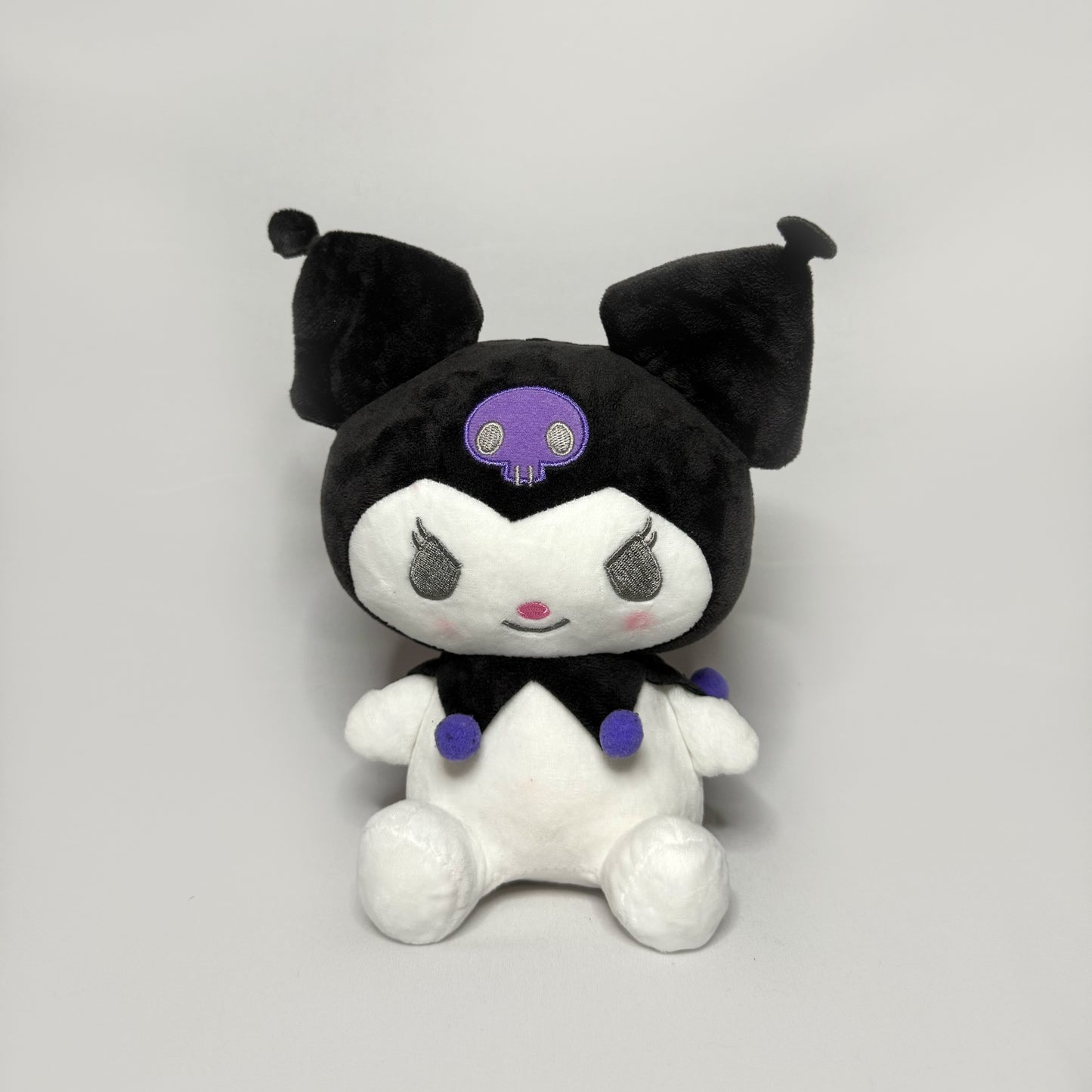 Kuromi 9" Sanrio Plush (Classic Dark Gray & Purple)