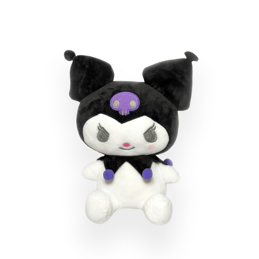 Kuromi 9" Sanrio Plush (Dark Gray & Purple Edition)