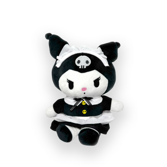 Kuromi 10" Sanrio Plush (Maid Costume Edition)