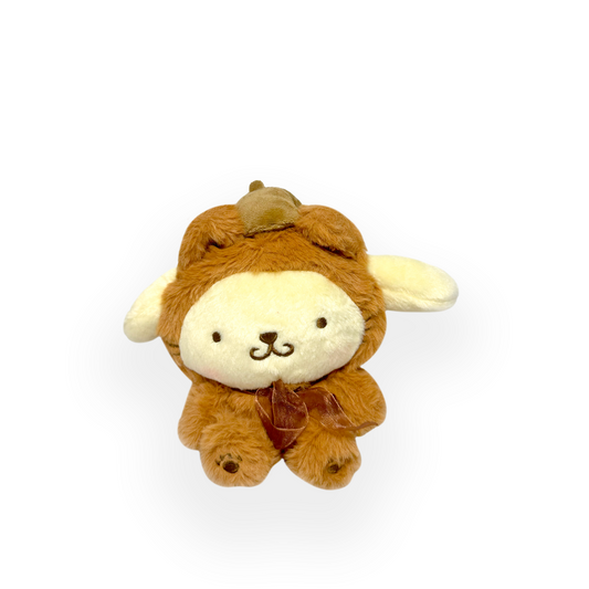 Pompompurin 8" Sanrio Plush (Brown Bear Costume Edition)